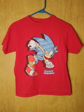 Sonic the Hedgehog Red Kids Graphic Tee